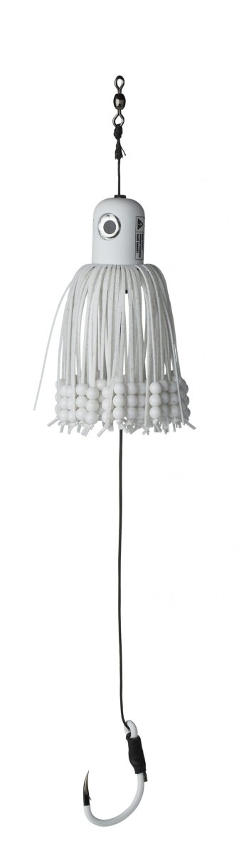 A-STATIC ADJUSTABLE CLONK TEASER 200gr WHITE 1pcs MADCAT