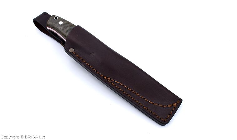 BRISA – Trooper 115 – Green Canvas Micarta – Image 3