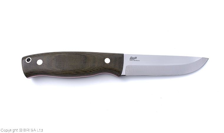 BRISA – Trooper 115 – Green Canvas Micarta – Image 5
