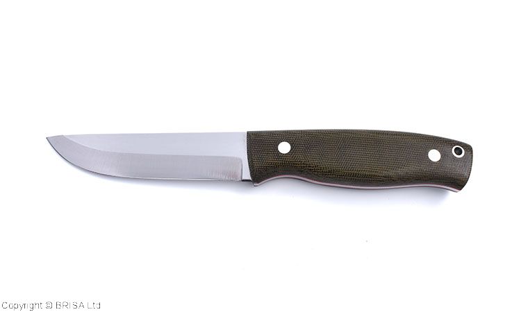 BRISA – Trooper 115 – Green Canvas Micarta – Image 4