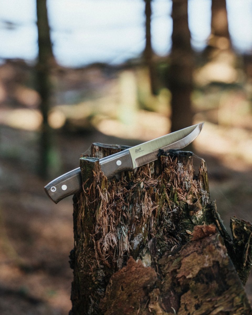 BRISA – Trooper 115 – Green Canvas Micarta – Image 6