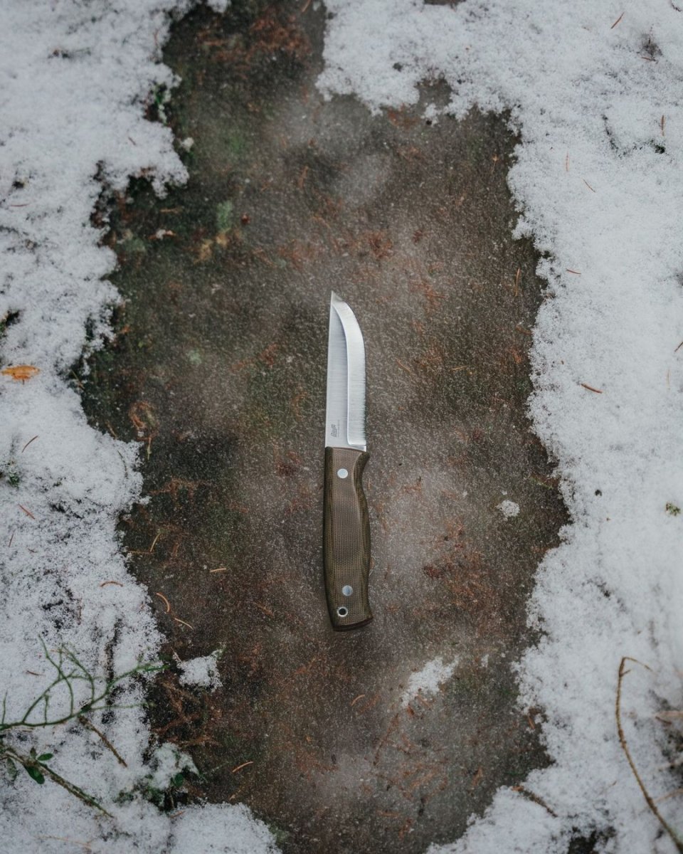 BRISA – Trooper 115 – Green Canvas Micarta – Image 9