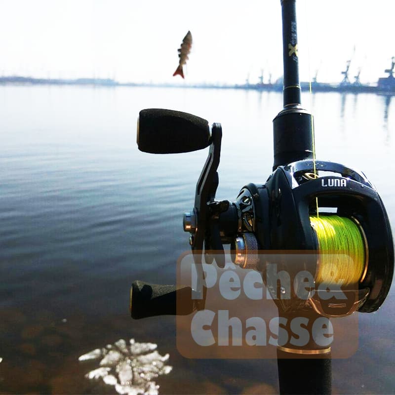 Moulinet Spinning LUNA 7.6:1 Ultra Light – Conçu pour la Pêche au Carnassier avec un maximum de performance ! – Image 3